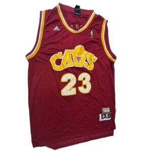 Cleveland Cavaliers LeBron James 23 Adidas Hardwood Classics Jersey Men XL Sewn